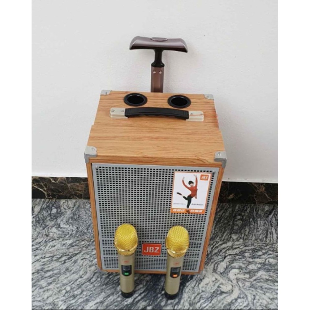 Loa karaoke hát hay, giá rẻ JBZ1203 bass 3 tấc, thùng gỗ, tặng kèm 2 micro không dây xịn, hát hay. Bảo hành 12 tháng
