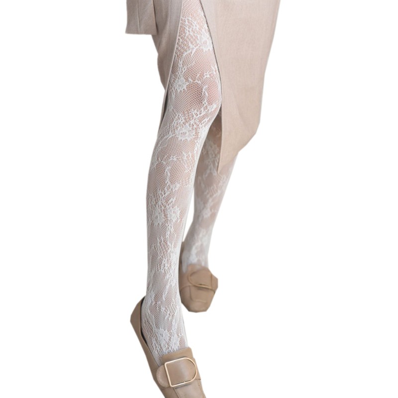 Quần Tất Lưới Phối Ren Phong Cách Lolita Quyến Rũ Cho Nữ