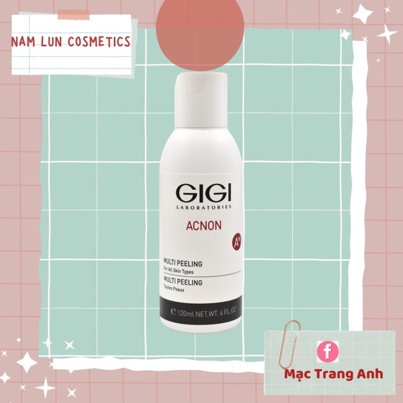 Gel xử lý mụn Gigi acnon multi peeling