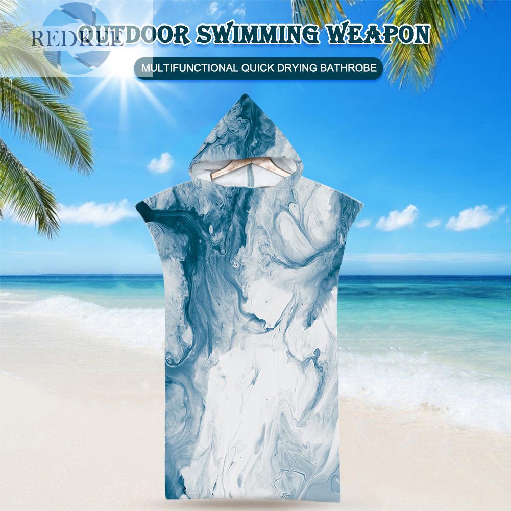 Khăn Choàng Tắm Đi Biển Có Mũ Trùm Đầu