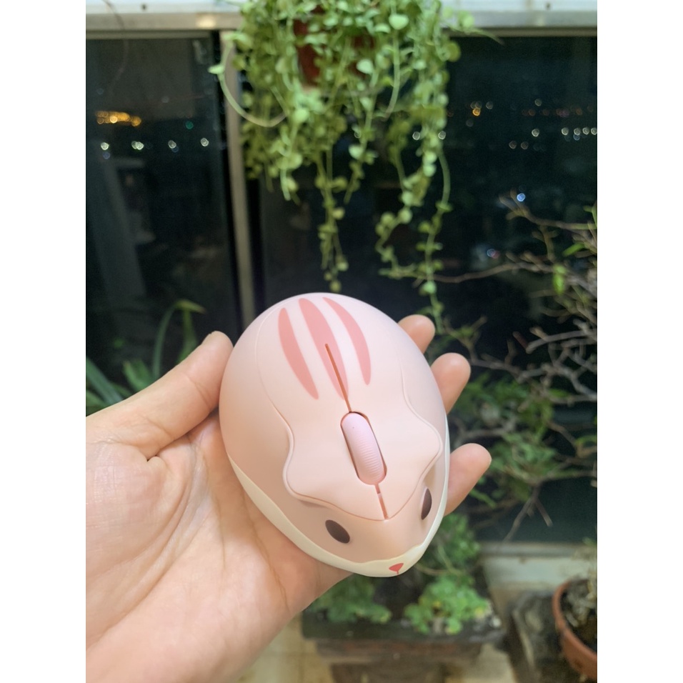 Chuột Không Dây Akko Hamster MoMo Pink (Màu Hồng) - Hàng Chính Hãng