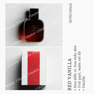 Nước hoa nữ Zara Red Vanilla x Black Amber