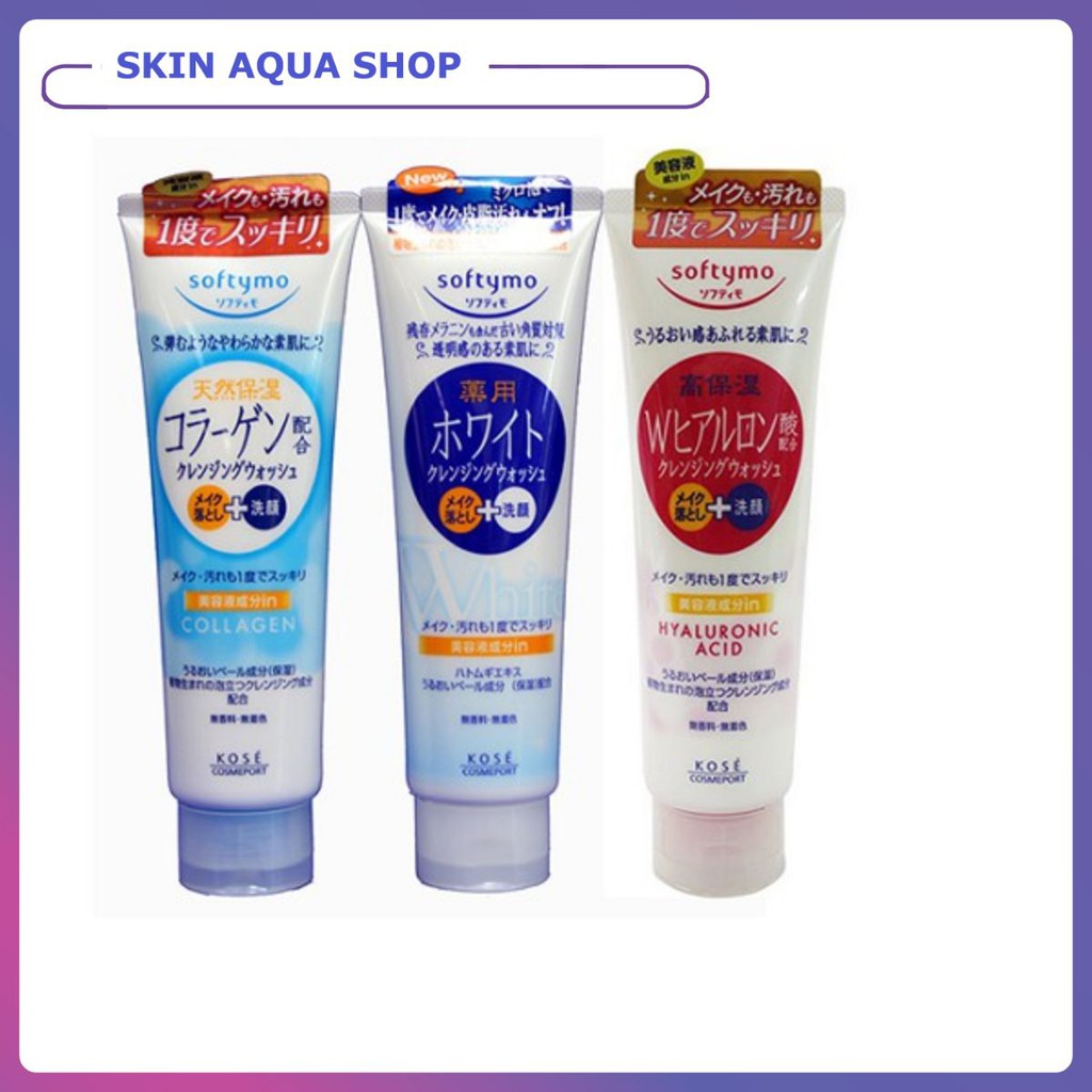 Sữa Rửa Mặt KOSE Softymo Nội Địa Nhật Bản (3 Loại) 220g