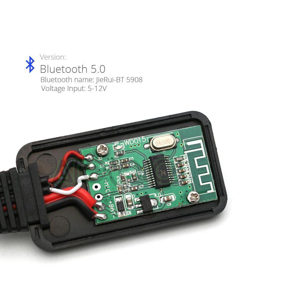 AUGUSTINA Thiết Bị Nhận Tín Hiệu Âm Thanh Bluetooth 2 RCA Cho Xe Hơi
