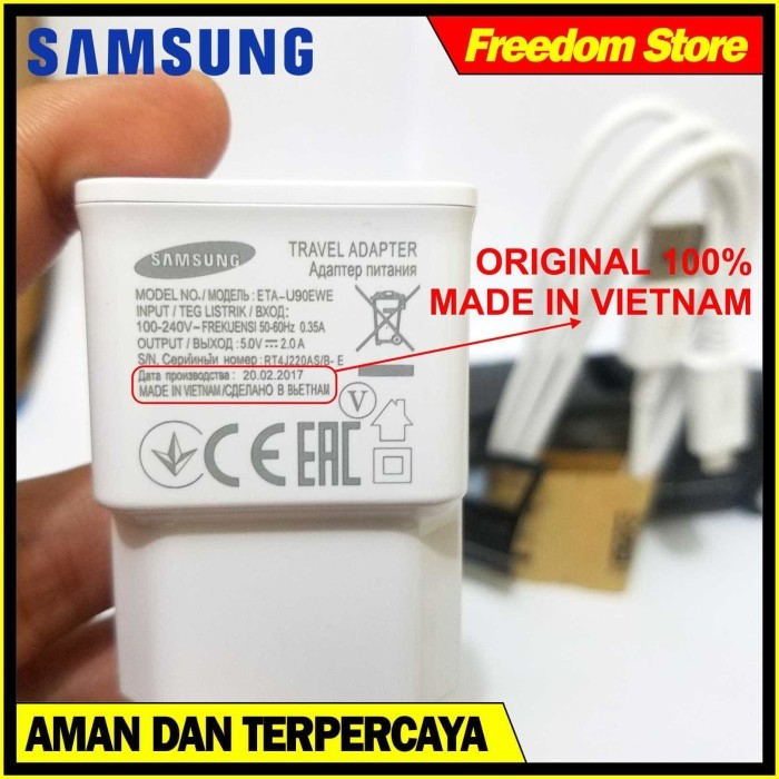 Cục Sạc Samsung Galaxy Tab Micro Usb 5v-2a 100% Chính Hãng