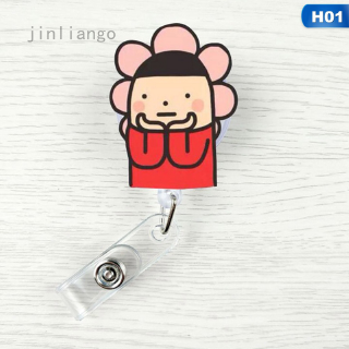 Dây Đeo Thẻ ID/Thẻ Tên Họa Tiết Bác Sĩ Y Tá Hoạt Hình Có Thể Thu Gọn Tiện Dụng Cho Trường Học/Văn Phòng