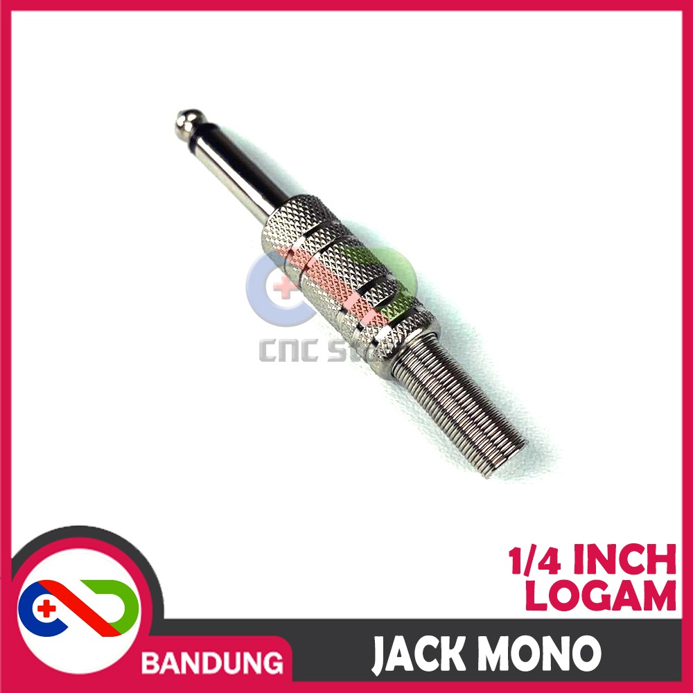 Jack Cắm Kim Loại Ts 0.25 Inch