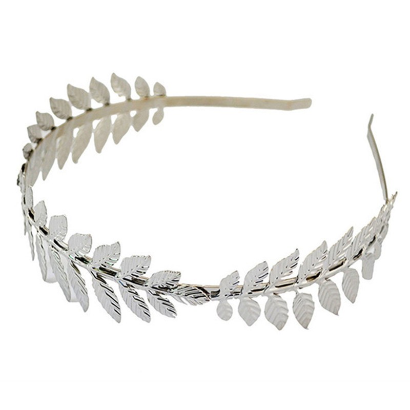 Băng Đô Cài Tóc Hình Cành Lá / Vương Miện Thời Trang Cho Nữ