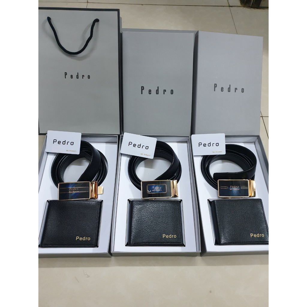 Set bộ Dây lưng + Ví PR Fullbox dành cho nam ( tặng túi giấy)