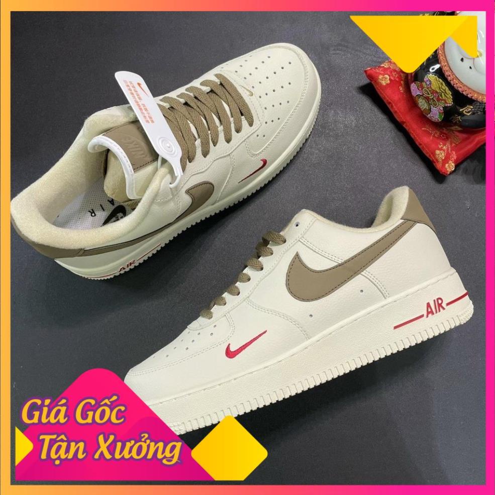Giày thể thao af1 vạch nâu bản đẹp full nam nữ full box bill