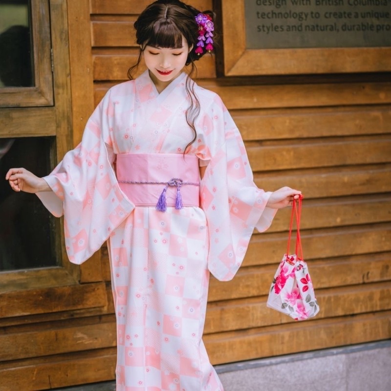 Kimono trẻ em trang phục truyền thống nhật bản cho mẹ và bé ( sẵn )
