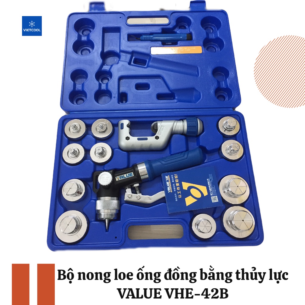 Bộ nong ống đồng bằng thủy lực Value Model VHE - 42B