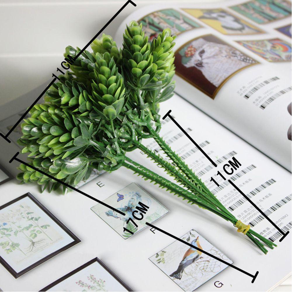 1 Bó 30 Cây Xanh Nhân Tạo Bằng Nhựa Dùng Trang Trí Bàn Tiệc Cưới/ Sân Vườn DIY