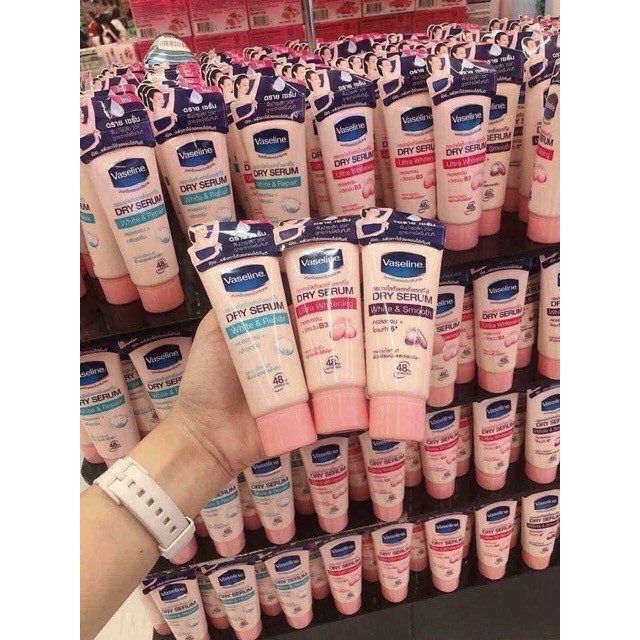 Kem khử mùi trắng nách Vaseline Dry Serum 50ml Thái Lan