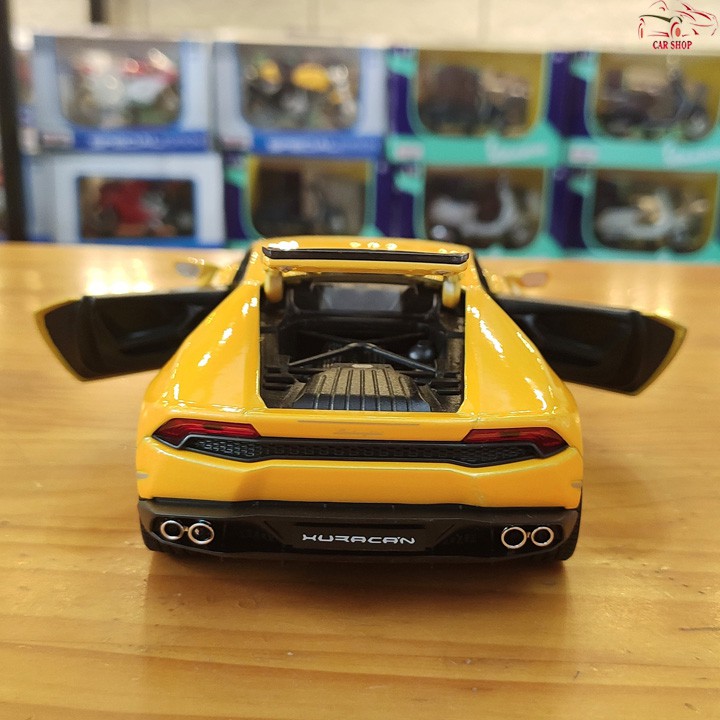 Mô hình xe trưng bày Lamborghini-Huracan LP610 tỉ lệ 1:24 hãng Welly