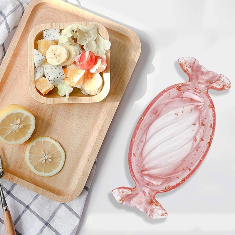 Khuôn Silicone Làm Khay Nhựa Resin Hình Viên Kẹo Dùng Làm Trang Sức