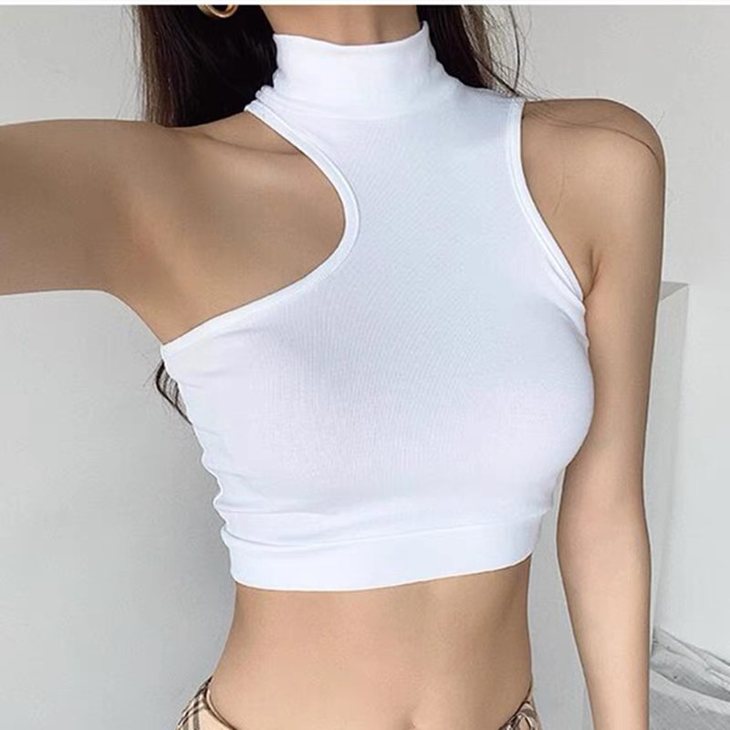 Áo croptop khoét ngực sexy, áo thun nữ sát nách, áo croptop body sexy