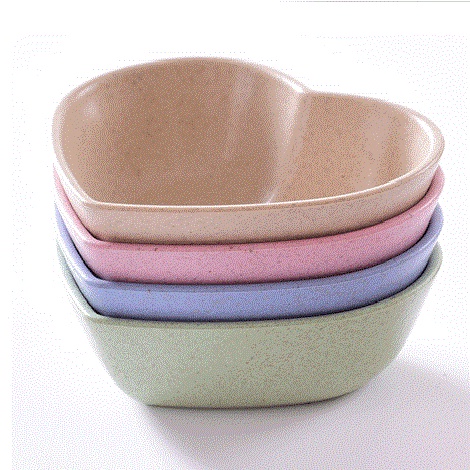 Set 4 Chén Đựng Nước Chấm, Gia Vị Bằng Lúa Mach
