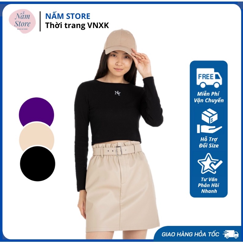 Chân Váy Da Chữ A Lưng Cao Eo Co Giãn GLO.RIA JEANS 3 Màu Không Belt - Thời Trang Đẹp, Độc, Lạ VNXK