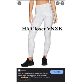 Quần legging thể thao camo rbx xịn
