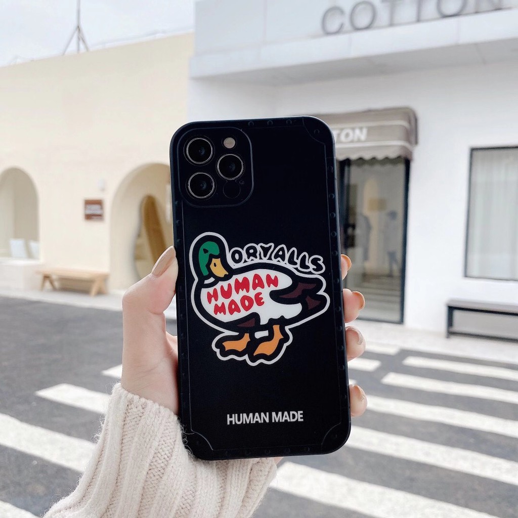 Hợp iphone case 12/12mini/12pro/12pro max/11/11pro/11pro max/xs max/xr/xs/x/8/7/8plus/7plus Human made   Loving Edge  Ống kính bảo vệ trọn gói | BigBuy360 - bigbuy360.vn