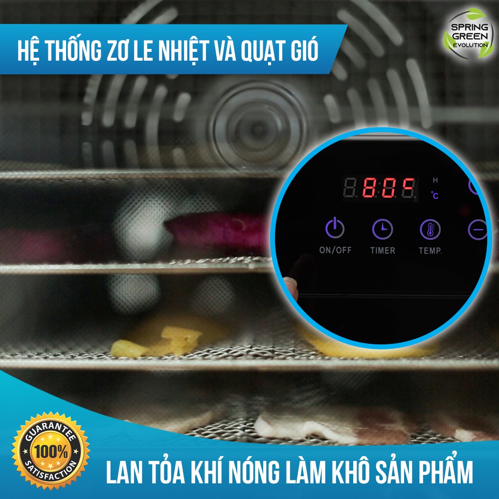 Máy Sấy Thực Phẩm GEB16 (16 Khay). Sấy Nhanh, Khỏe, Tiết Kiệm Điện, Nhiều Tính Năng Độc Đáo Duy Nhất Từ SGE Thailand!!