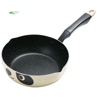 --20CM Panda Pot Japanese Style Induction Cooker Universal Frying Pan Non-Stick Aluminum Pot Frying Pan Stone Pot