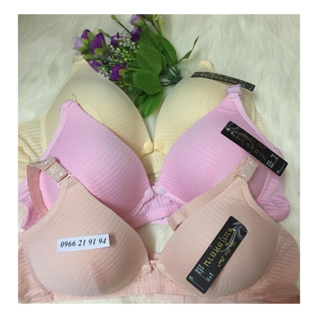 Set 3 Áo lót bầu và sau sinh thông hơi cotton hàng thái