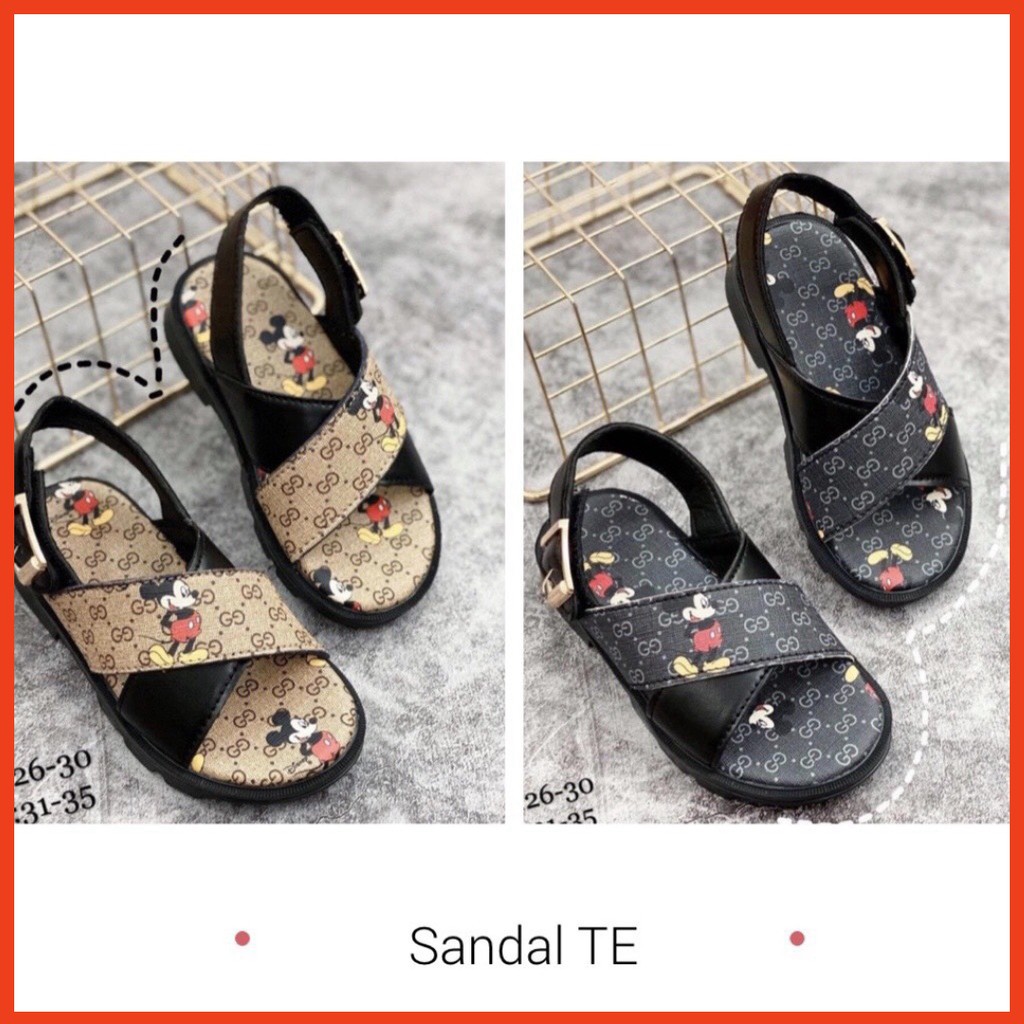 Sandal mickey quai chéo trẻ em dành cho bé trai - bé gái