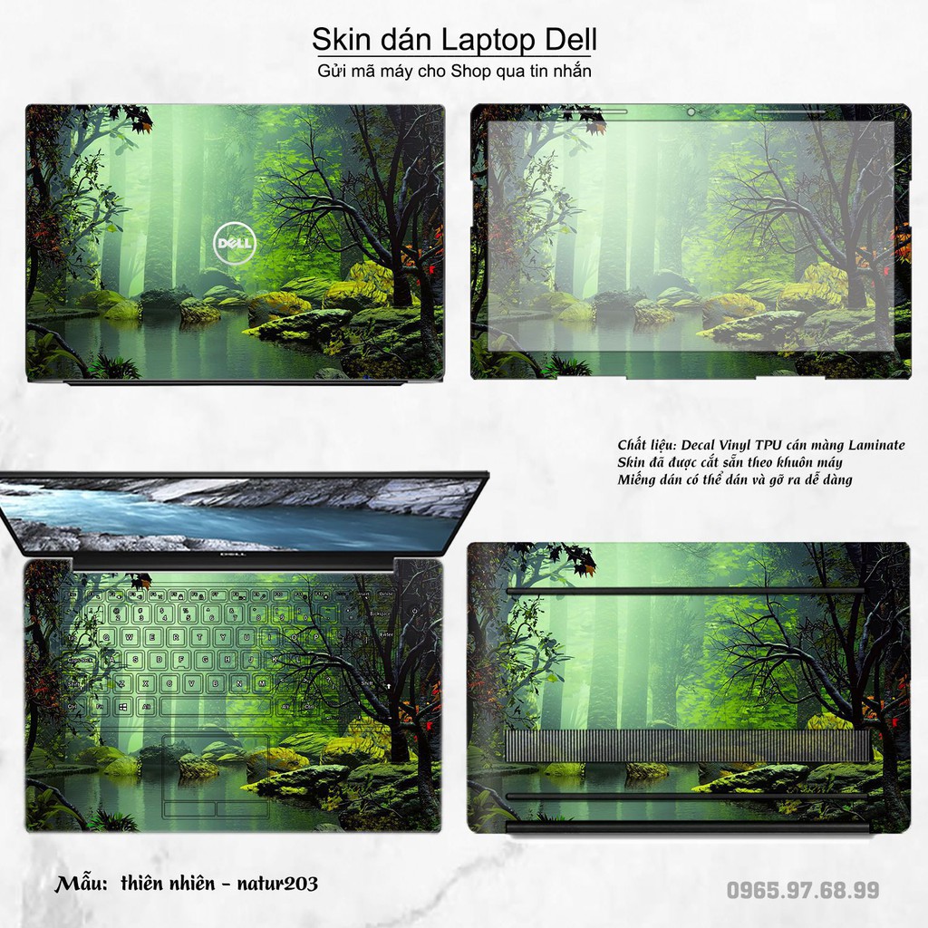 Skin dán Laptop Dell in hình thiên nhiên nhiều mẫu 7 (inbox mã máy cho Shop)