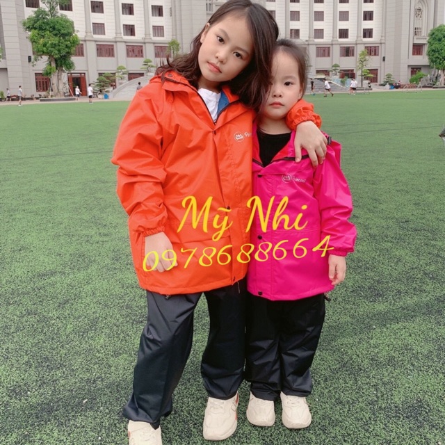Bộ mưa chống thấm cao cấp cho bé