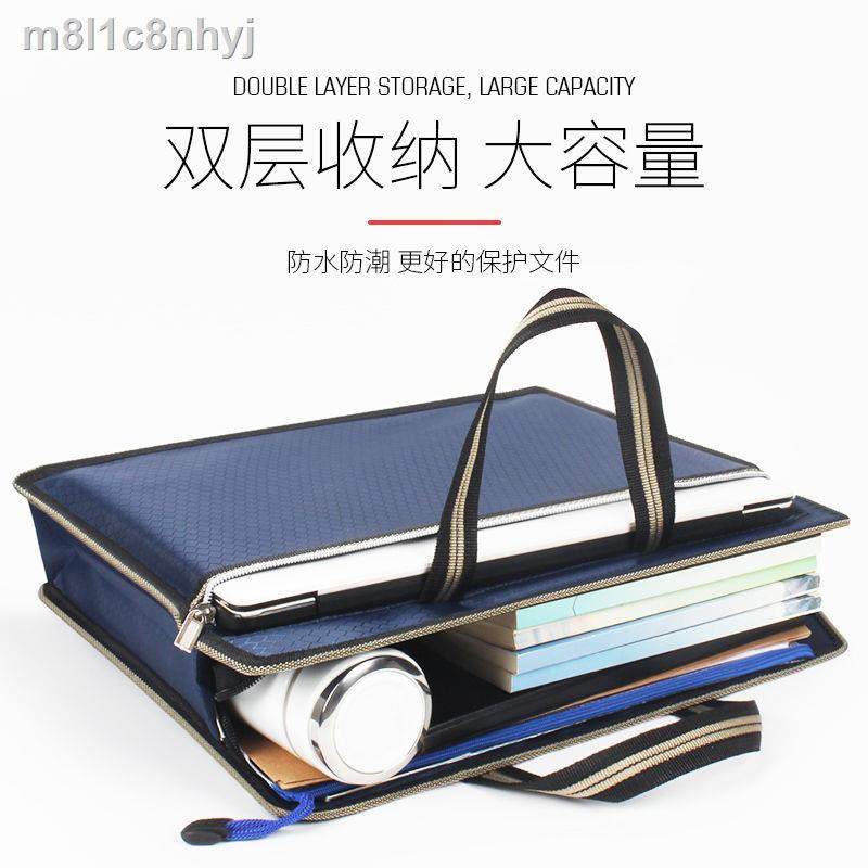 Túi đựng hồ sơ di động tài liệu A4 Hội nghị khóa kéo thông tin doanh nghiệp Văn phòng in ogo | BigBuy360 - bigbuy360.vn