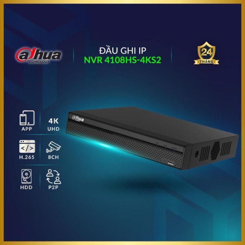 Đầu ghi IP Dahua NVR4108HS-4KS2
