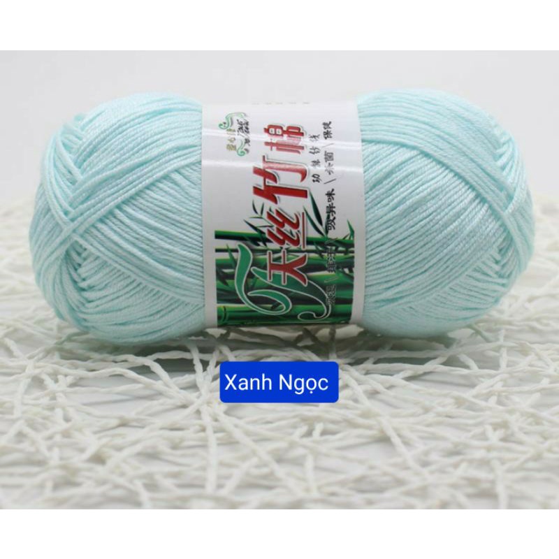 Cuộn len Cotton Bambo Đan Móc Mùa Hè
