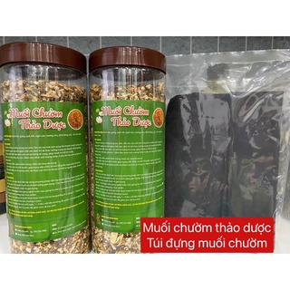 Combo muối chườm - túi chườm