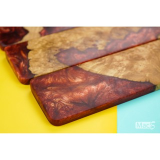 Kê tay gỗ Nu Resin HyperWork Red Volcano
