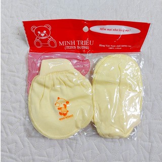 Bộ bao tay bao chân bé sơ sinh (loại bo chun )
