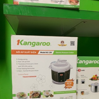 Nồi áp suất điện tử Kangaroo KG139 (KG-139) - Nồi đa năng, 6.0 lít