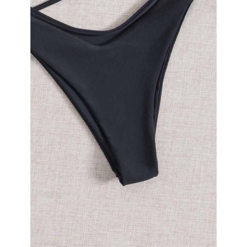 Bikini 3 Mảnh Váy Voan Bồng Bềnh xẻ Tà Xuyên Thấu Sexy