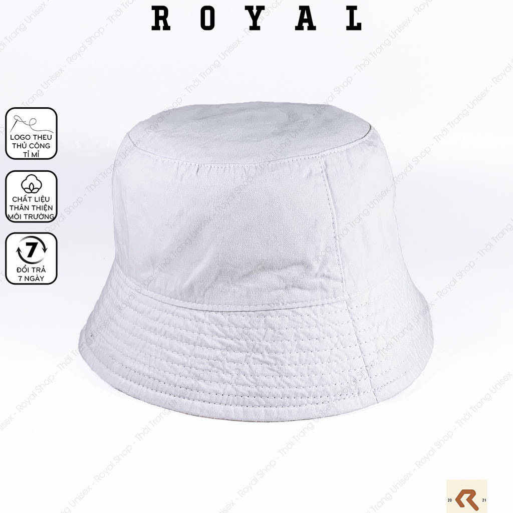 Mũ Bucket ny mlb nón tai bèo vành cụp mlb new era vải kaki cotton Hàn 2 lớp - Royal Shop