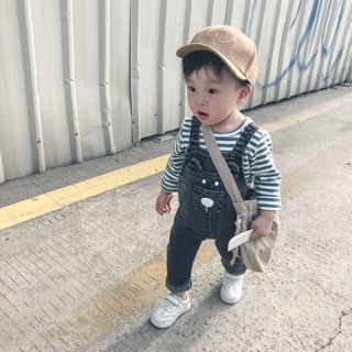 Quần bò yếm cho bé trai bé gái