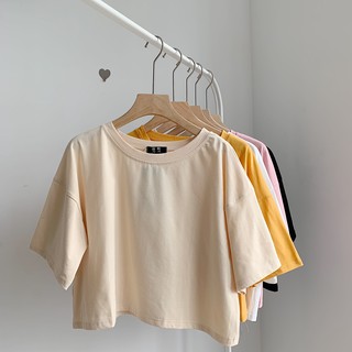 Áo trơn dáng ngắn AP372 1994closet