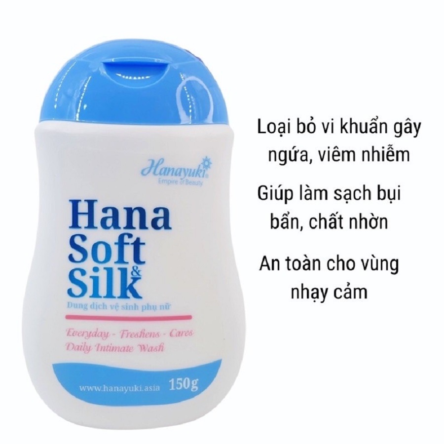 [HÀNG CHÍNH HÃNG] Dung dịch vệ sinh Hana Soft Silk 150g