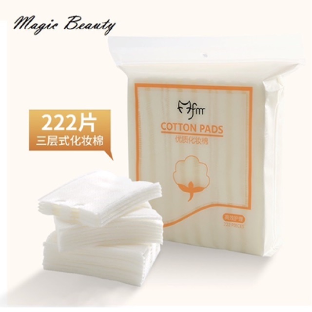 BÔNG TẨY TRANG❤️ FREE SHIP❤️ BÔNG TẨY TRANG  COTTON PADS 222 miếng