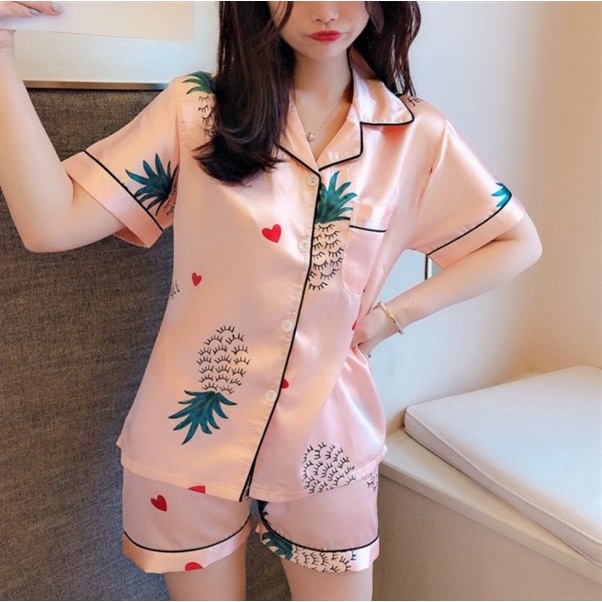 Pyjamas Lụa Ngắn (PJM024)