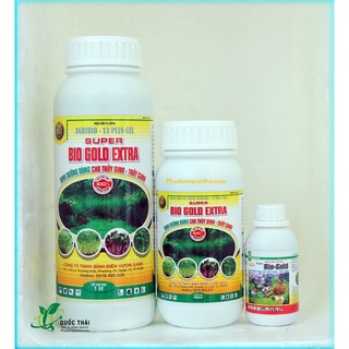 Phân bón cây thủy sinh Bio Gold, chai 1 lít, dung dịch thuỷ canh, trồng hoa sen, hoa súng, cây trong nước