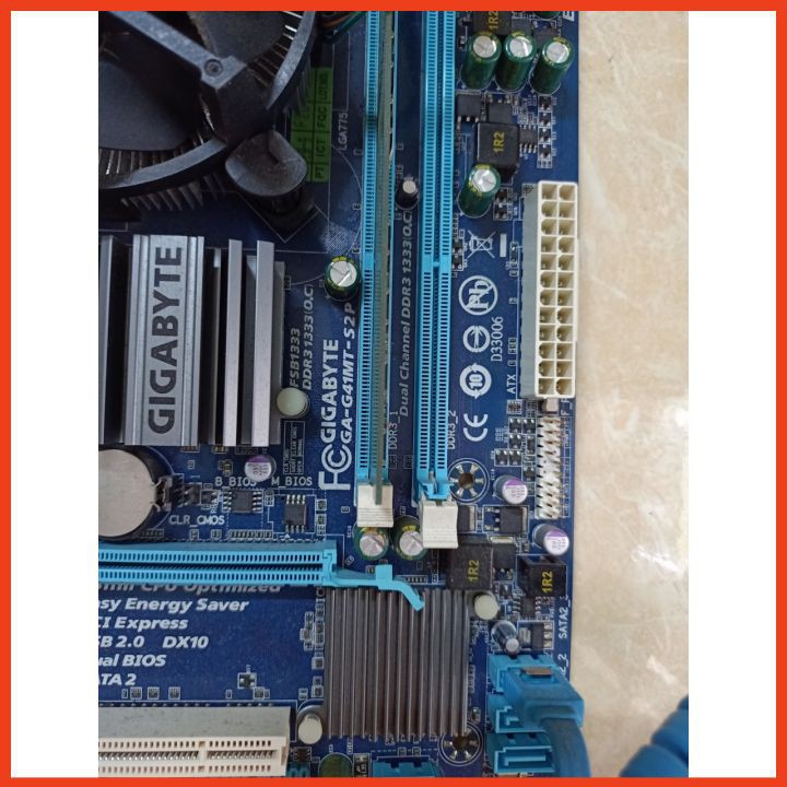 combo main chip ram G41/E5700/2G KÈM FAN+ CHẶN MAIN