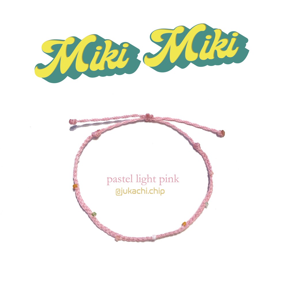 Vòng tay sợi mảnh  kết hạt miyuki handmade - Miki Miki