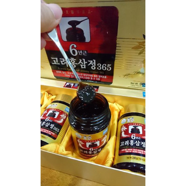 Cao Hồng Sâm Korean 6 Years Red Ginseng Extract 365 (1 lọ 60g)