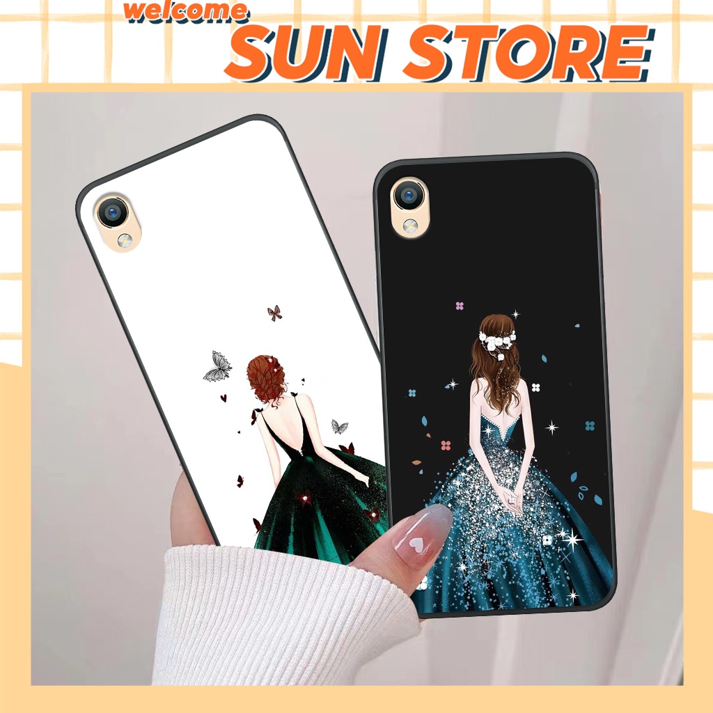 Ốp Oppo A37/ F1/ F1 PLUS cô gái, dễ thương, ốp lưng dẻo rẻ bền đẹp thời trang dành cho nữ
